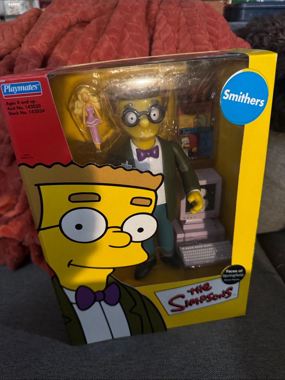 RARE The Simpsons Smithers "Faces of Springfield" 9” Deluxe Figure – MINT NIB